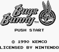 une photo d'Ã©cran de Bugs Bunny Crazy Castle sur Nintendo Game Boy